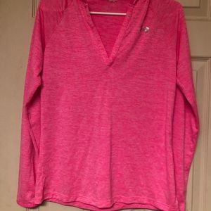 Under Armor Pink V Neck